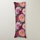 Design des Musters "Wasserfarbe Rosa Dahlia" Seitenschläferkissen (Vorderseite Vertikal)