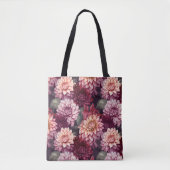 Design des Musters "Wasserfarbe Rosa Dahlia" Tasche (Vorderseite)