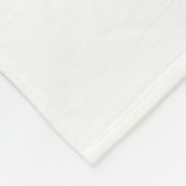 Design des Musters "Weiß & Kalkgrün" für das Squir Fleecedecke (Ecke)