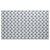 Design des Musters "White Wolf Head" - Weiß Stoff (Yard (91,4 cm))