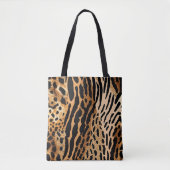Design des Musters "Wild Animal Gepunktet Assymetr Tasche (Vorderseite)