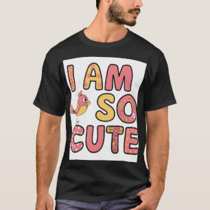 Design des niedlichen Chat-T - Shirt