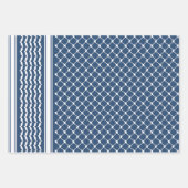 Design des palästinensischen Keffiyeh-Musters der  Geschenkpapier Set (Vorderseite 2)