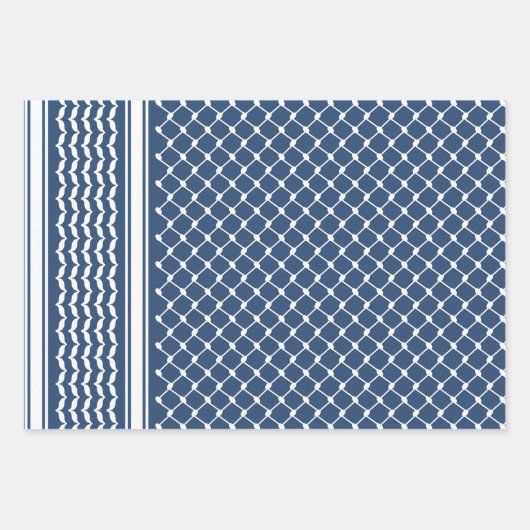 Design des palästinensischen Keffiyeh-Musters der  Geschenkpapier Set (Vorderseite 2)