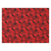 Design des Patchwork-Designs für die roten, gemisc Tischdecke (Vorderseite (Horizontal))