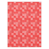 Design des Patchwork-Designs für Red White Mixed P Tischdecke (Vorderseite)