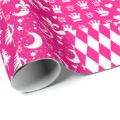 Design des Patchwork-Designs in rosa, gemischten M Geschenkpapier (Rolleneckpunkt)