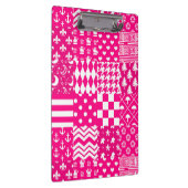 Design des Patchwork-Designs in rosa, gemischten M Klemmbrett (Rechts)