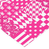Design des Patchwork-Designs in rosa, gemischten M Kurzer Tischläufer (Ecke)