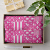 Design des Patchwork-Designs in rosa, gemischten M Seidenpapier (Geschenk)
