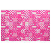 Design des Patchwork-Designs in rosa, gemischten M Stoff (Fat Quarter (45,7 x 55,9 cm))
