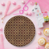Design des Patchwork-Patchworks für Ananas Pappteller (Party)