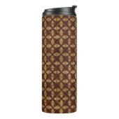 Design des Patchwork-Patchworks für Ananas Thermosbecher (Nach links gedreht)