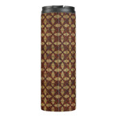 Design des Patchwork-Patchworks für Ananas Thermosbecher (Rückseite)