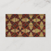 Design des Patchwork-Patchworks für Ananas Visitenkarte (Rückseite)