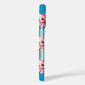 Design des Pink Puppy Docks - Blau Case-Mate iPhone Hülle (Rückseite / Rechts)