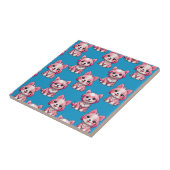 Design des Pink Puppy Docks - Blau Fliese (Seite)