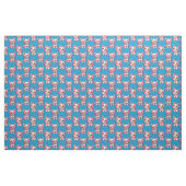 Design des Pink Puppy Docks - Blau Stoff (Yard (91,4 cm))