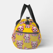 Design des Pink Puppy Docks - Gelb Duffle Bag (Rechts)