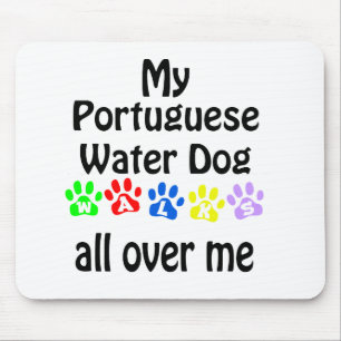 Design des portugiesischen Wasserhundes Mousepad