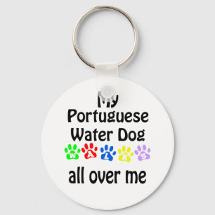 Design des portugiesischen Wasserhundes Schlüsselanhänger