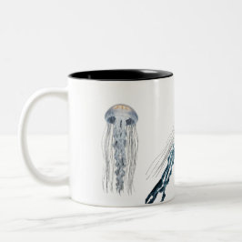 Design des Quallencup-Designs Zweifarbige Tasse