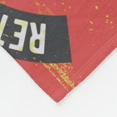 Design des Retro-Autos Fleecedecke (Ecke)