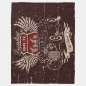 Design des Retro-Autos Fleecedecke (Vorderseite)