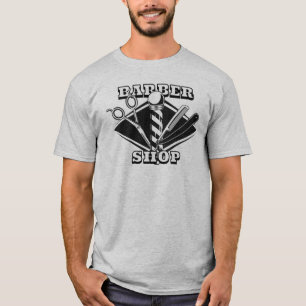 Design des Retro-Barber-Shop-Logos T-Shirt