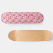 Design des rosa Welpen-Hundes - Rosa Skateboard (Horizontal)