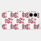 Design des rosa Welpen-Hundes - weiß Case-Mate iPhone Hülle (Rückseite (Horizontal))