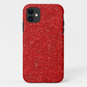 Design des roten Glitzer Sparkle Grafikdesign Case-Mate iPhone Hülle