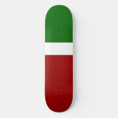 Design des roten grünen Blocksticks Skateboard (Vorderseite)