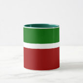 Design des roten grünen Blocksticks Tasse (Zentrum)