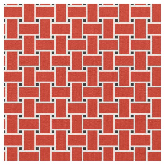 Design des roten Korbmusters Stoff (Nahaufnahme)
