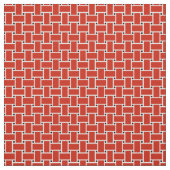 Design des roten Korbmusters Stoff (Muster)