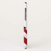 Design des Roten und Weißen Fußballspielers Case-Mate iPhone Hülle (Hinten/Links)