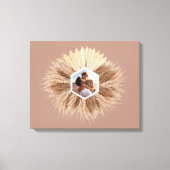 Design des rustikalen, warmen neutralen Fotos Leinwanddruck (Vorderseite)