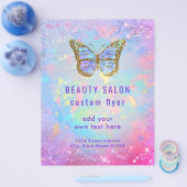 Design des Schmetterlinglogo Flyer (Einzeln)