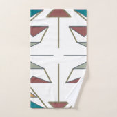 Design des schrägen Dreiecks Badhandtuch Set (Handtuch)