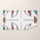 Design des schrägen Dreiecks Badhandtuch Set (Handtuch)