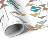 Design des schrägen Dreiecks Geschenkpapier (Rolleneckpunkt)