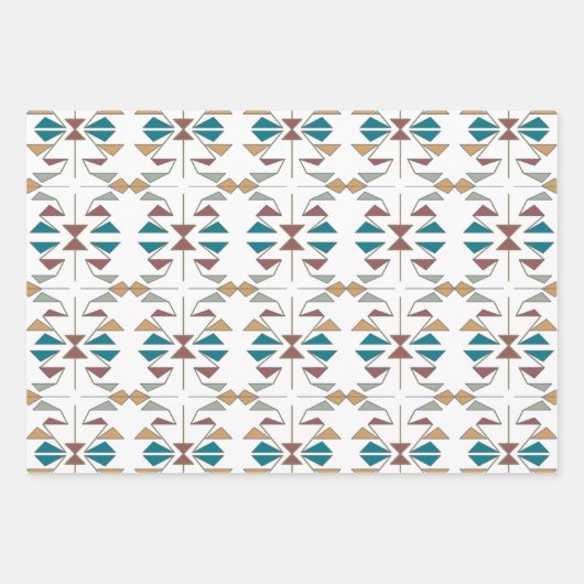 Design des schrägen Dreiecks Geschenkpapier Set (Vorderseite 2)