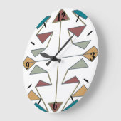 Design des schrägen Dreiecks Große Wanduhr (Winkel)