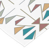 Design des schrägen Dreiecks Kurzer Tischläufer (Ecke)