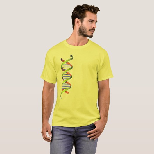 Design des Science-Geek-DNA-Sequenzbildes für graf T-Shirt (Vorne ganz)