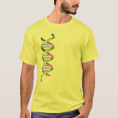 Design des Science-Geek-DNA-Sequenzbildes für graf T-Shirt (Vorderseite)