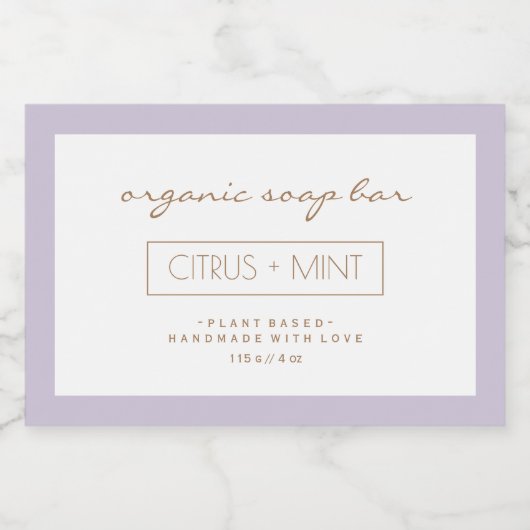 Design des Seifenprodukts Schaumweinetikett (Einzelnes Label)