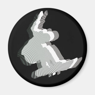 Design des Snowboard-Logos Magnet