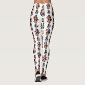 Design des Stammmusters eines systemeigenen Amerik Leggings (Rückseite)